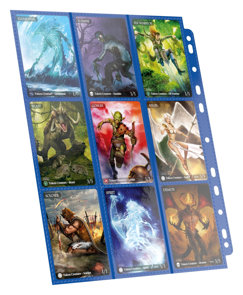 Ultimate Guard 18-Pocket Pages Side-Loading Blue (10)