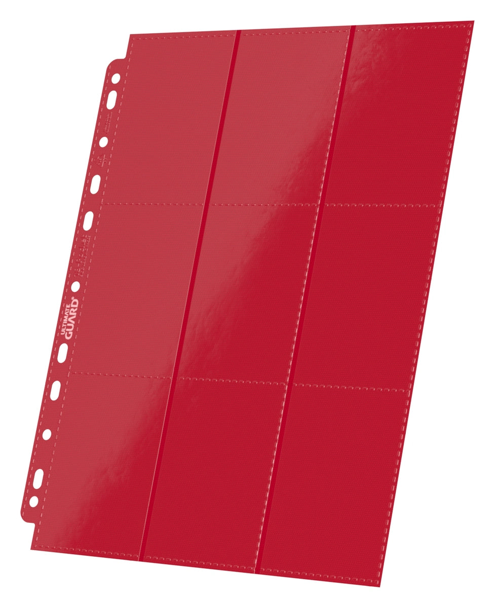 Ultimate Guard 18-Pocket Pages Side-Loading Red