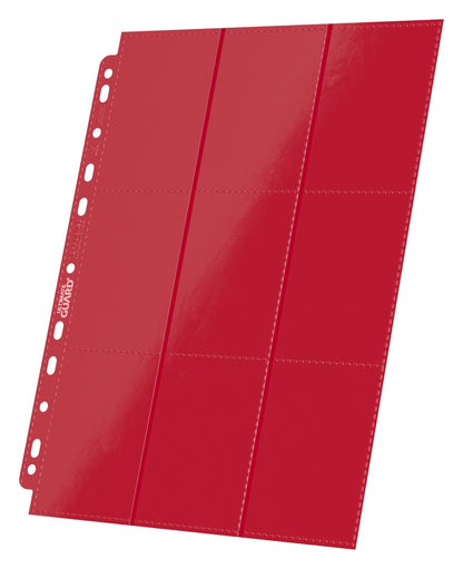 Ultimate Guard 18-Pocket Pages Side-Loading Red