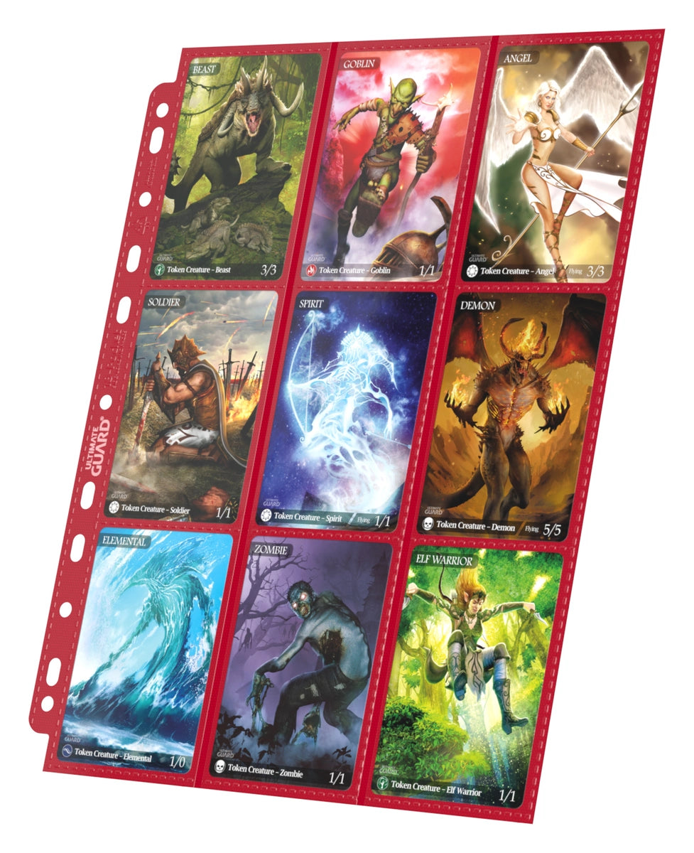 Ultimate Guard 18-Pocket Pages Side-Loading Red