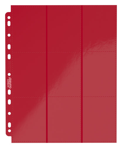 Ultimate Guard 18-Pocket Pages Side-Loading Red