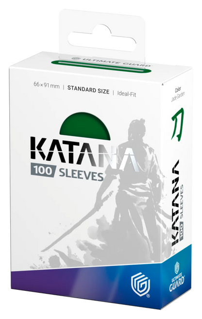 Ultimate Guard Katana 100 Sleeves Standard Size - Jade Garden