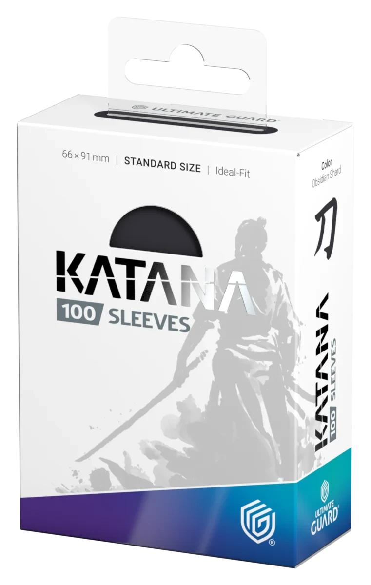 Ultimate Guard Katana Sleeves Standard Size (100) - Obsidian Shard