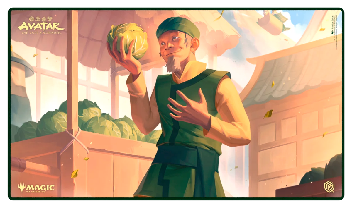 Playmat - Magic: The Gathering - AVATAR: "The Cabbage Merchant" Stitched