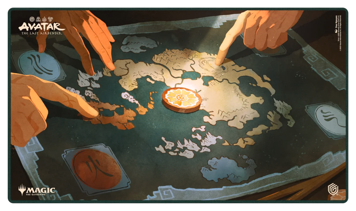 Magic: The Gathering - AVATAR: "White Lotus Tile" Stitched Playmat