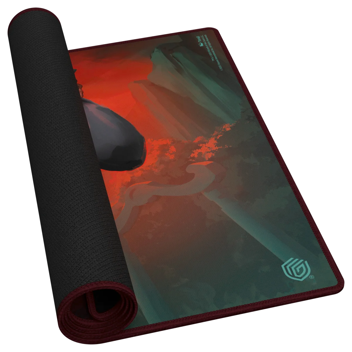 Magic: The Gathering - AVATAR: "Zhao the Moon Slayer" Stitched Playmat