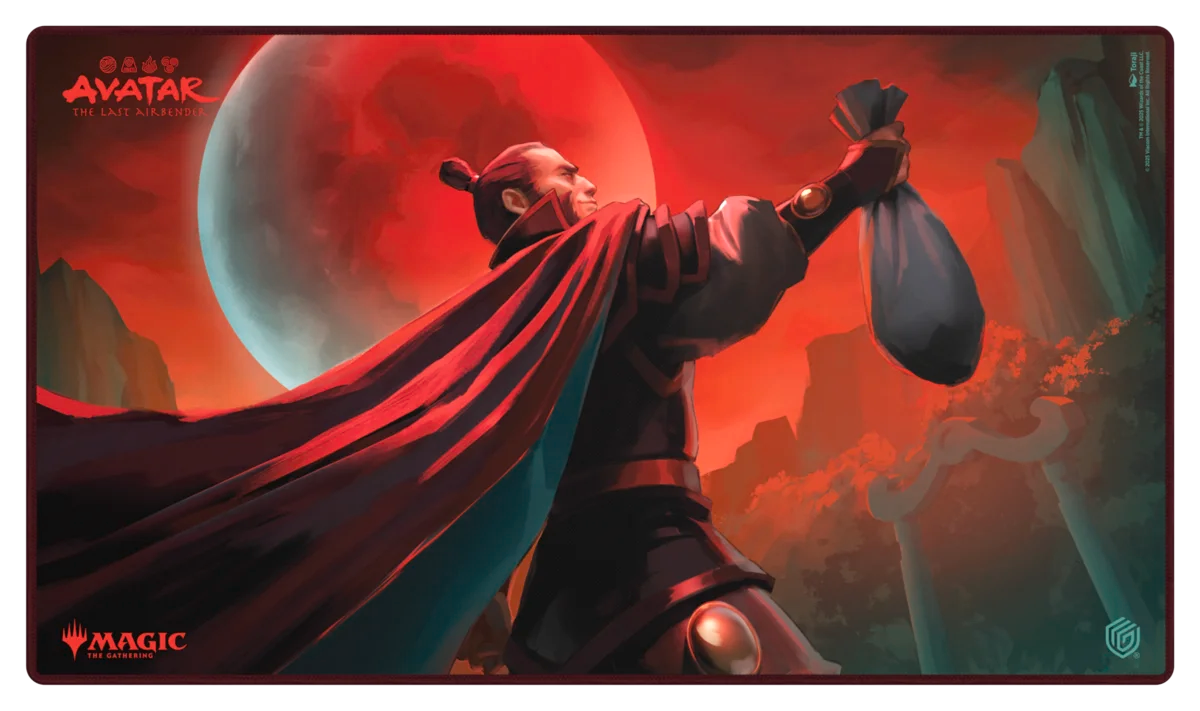 Magic: The Gathering - AVATAR: "Zhao the Moon Slayer" Stitched Playmat
