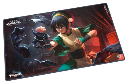 Playmat - Magic: The Gathering - AVATAR: "Toph the First Metarbender" Stitched
