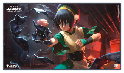 Playmat - Magic: The Gathering - AVATAR: "Toph the First Metarbender" Stitched