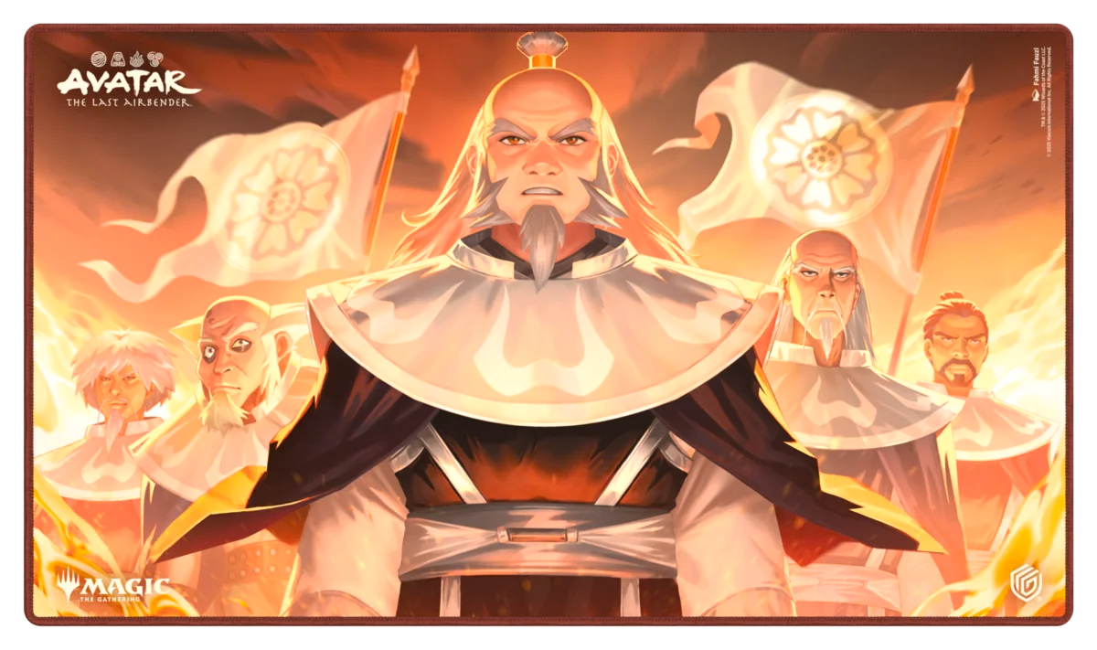 Playmat - Magic: The Gathering - AVATAR: "Iroh Grand Lotus" Stitched
