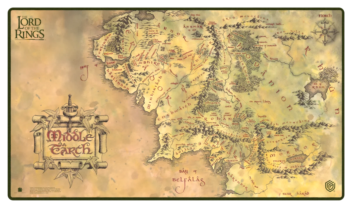 Play-Mat The Lord of the Rings™ "Places of Middle-earth"