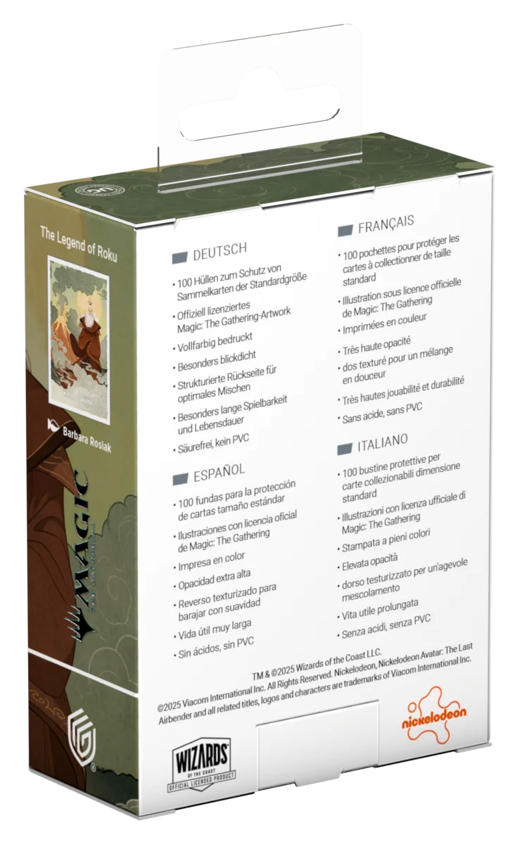 Ultimate Guard Art Sleeves Magic: The Gathering | Avatar: The Last Airbender - The Legend of Roku