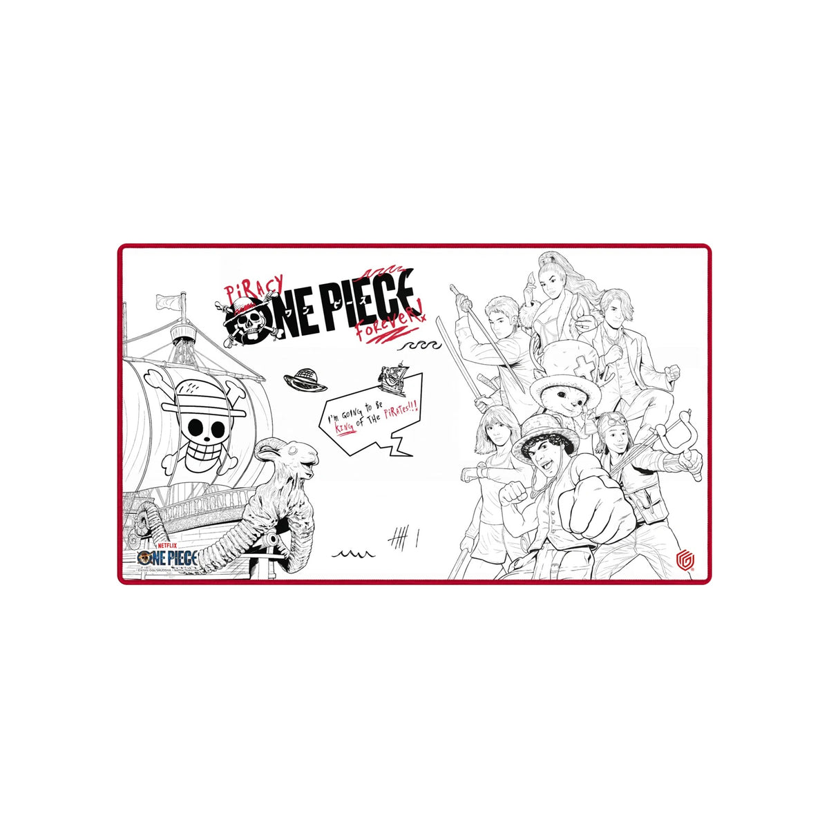 Ultimate Guard Play-Mat Netflix One Piece - Sketch - view 2
