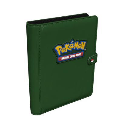Pokémon Premium Green snap 4-pocket binder