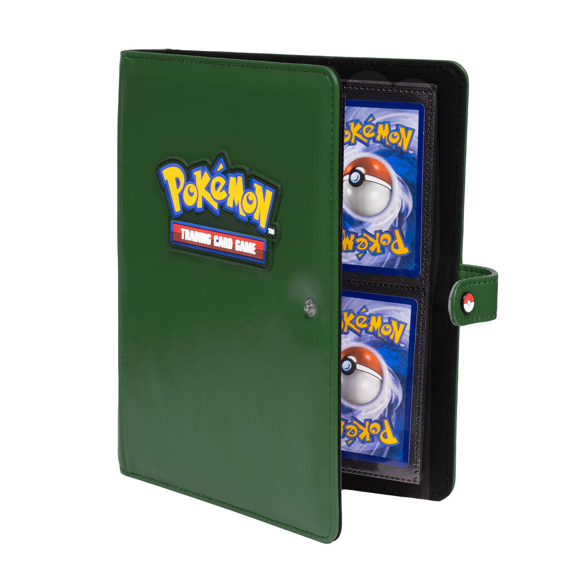 Pokémon Premium Green snap 4-pocket binder