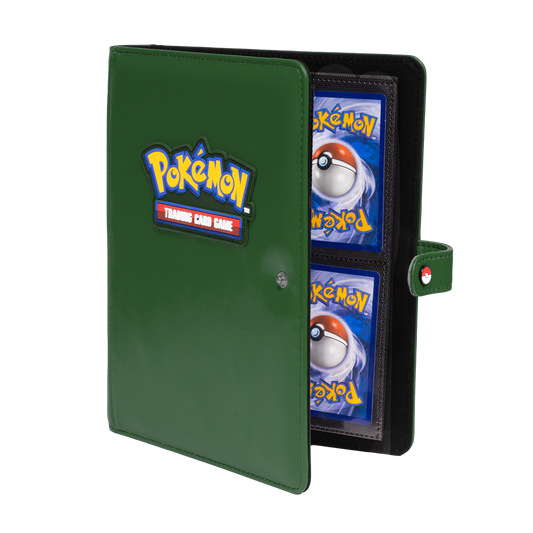 Pokémon Premium Green snap 4-pocket binder