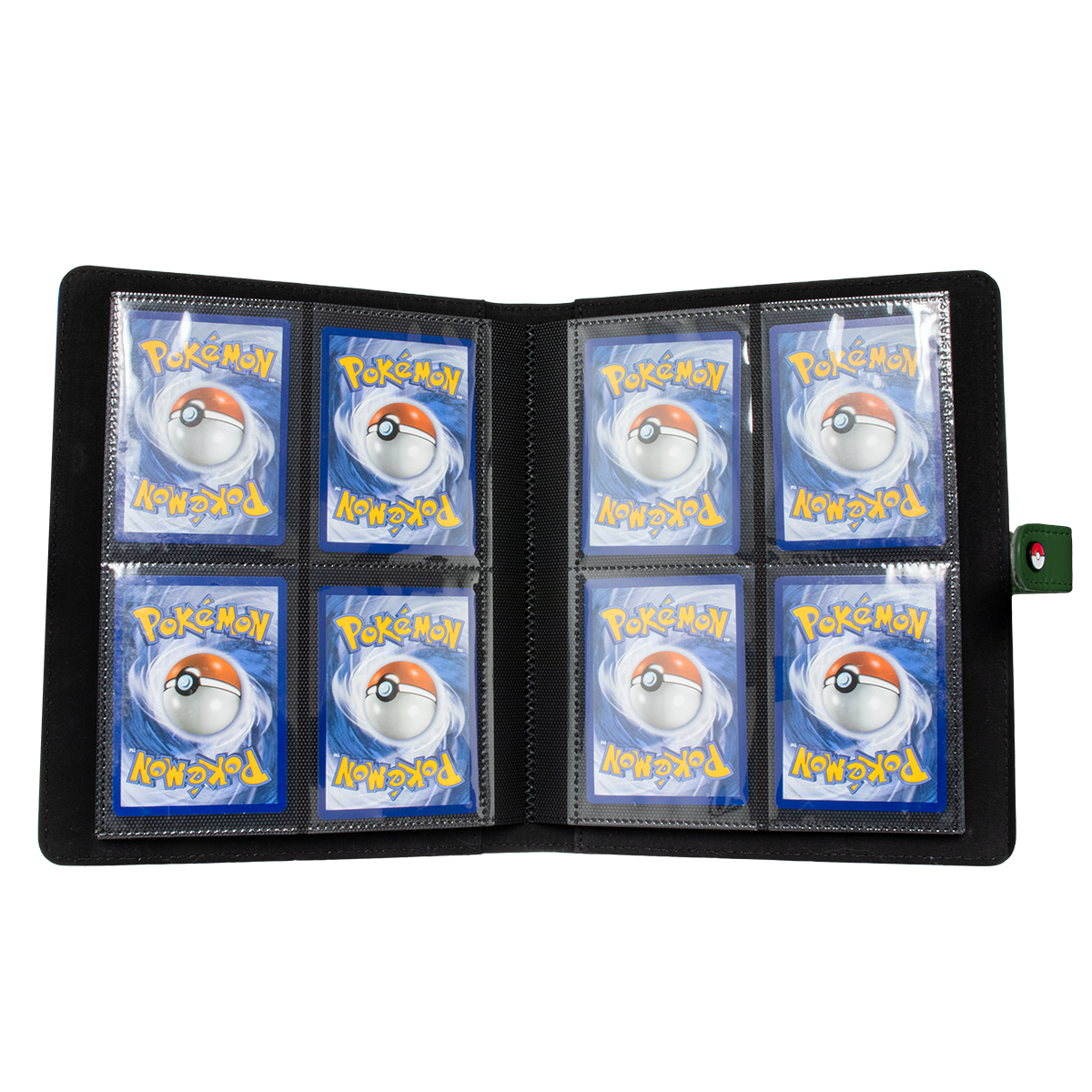 Pokémon Premium Green snap 4-pocket binder