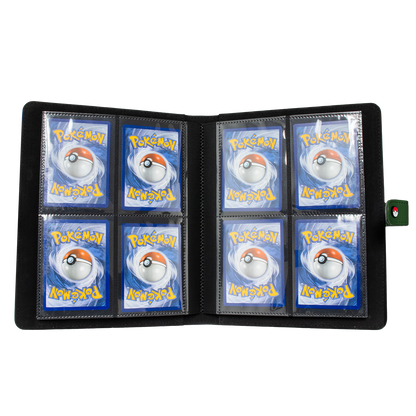 Pokémon Premium Green snap 4-pocket binder