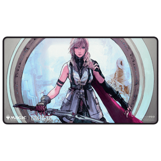 Ultra Pro - FINAL FANTASY Black Stitched Playmat Premium for MtG - Version W (257767-001)