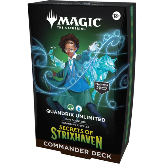 Magic: the Gathering - Secrets of Strixhaven Quandrix Unlimited Commander Deck