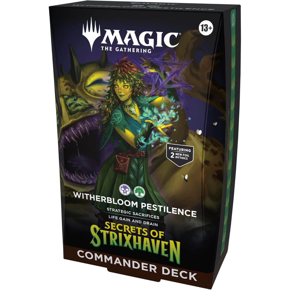 Magic: the Gathering - Secrets of Strixhaven Witherbloom Pestilence Commander Deck