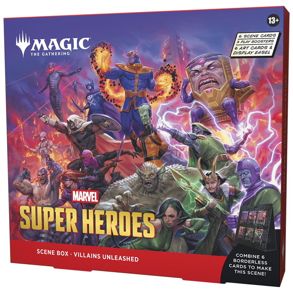 Magic: the Gathering - Marvel Super Heroes: Villains Unleashed Scene Box - English