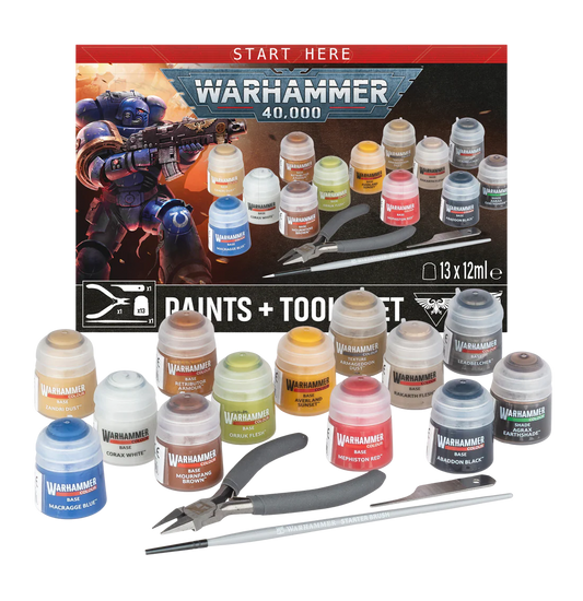 Warhammer 40,000: Paints + Tools Set