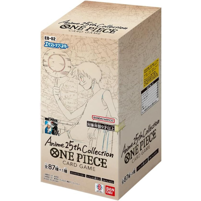 One Piece - Anime 25th Collection EB02 Extra Booster Box - Japanese