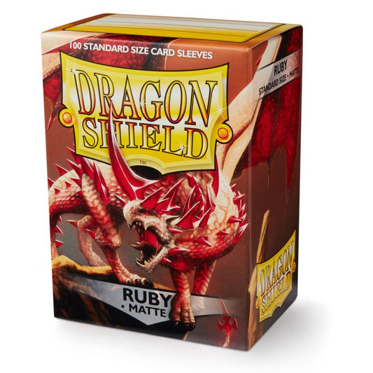 Dragon Shield Standard Matte Sleeves - Ruby