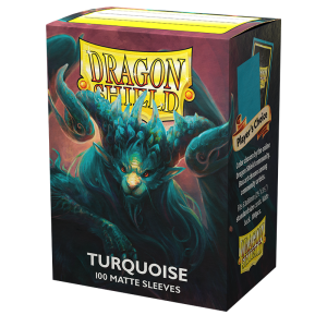 Dragon Shield - Standard Sleeves Matte (100 Sleeves) Turquoise