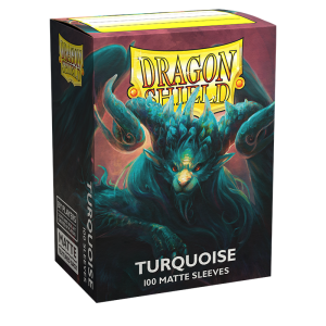 Dragon Shield - Standard Sleeves Matte (100 Sleeves) Turquoise