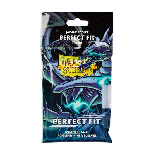 Dragon Shield - Japanese Perfect Fit Sleeves: Clear (100 Sleeves)