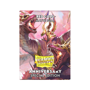 Dragon Shield - Standard Sleeves Matte (100 Sleeves) Pomegranate & Gold
