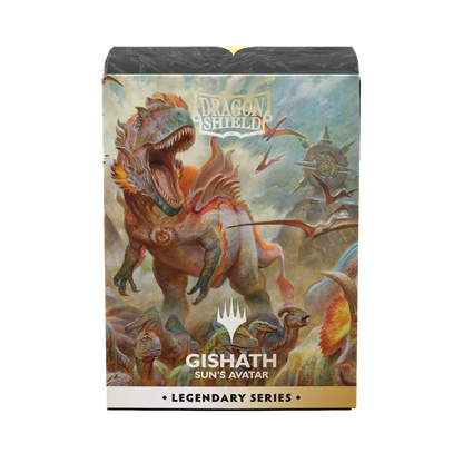 Dragon Shield - Standard Licensed Dual Art Sleeves: MtG: Legendary Series - Gishath, Sun´s Avatar [Matte] (100 Sleeves)