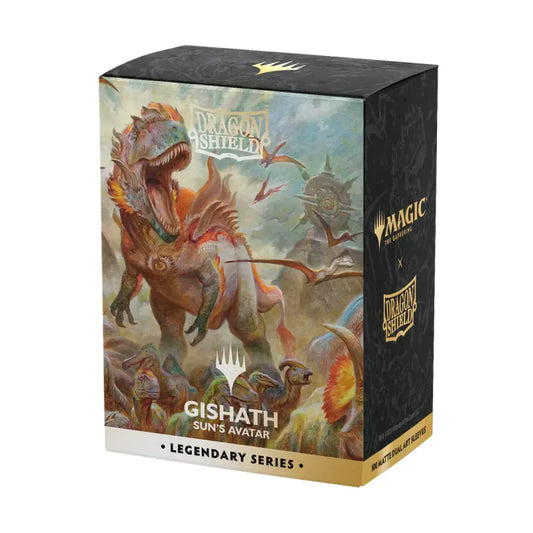 Dragon Shield - Standard Licensed Dual Art Sleeves: MtG: Legendary Series - Gishath, Sun´s Avatar [Matte] (100 Sleeves)