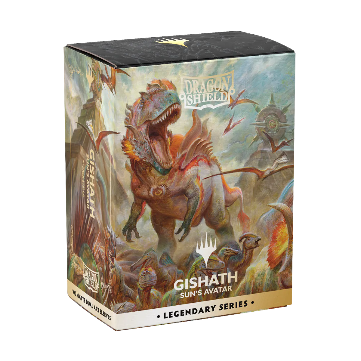 Dragon Shield - Standard Licensed Dual Art Sleeves: MtG: Legendary Series - Gishath, Sun´s Avatar [Matte] (100 Sleeves)