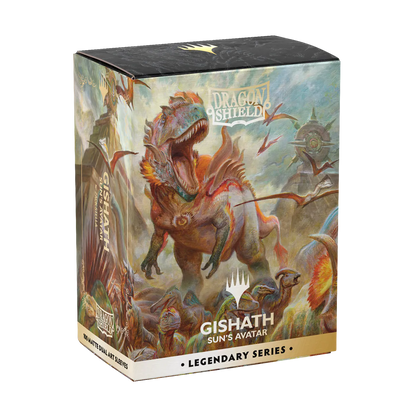 Dragon Shield - Standard Licensed Dual Art Sleeves: MtG: Legendary Series - Gishath, Sun´s Avatar [Matte] (100 Sleeves)