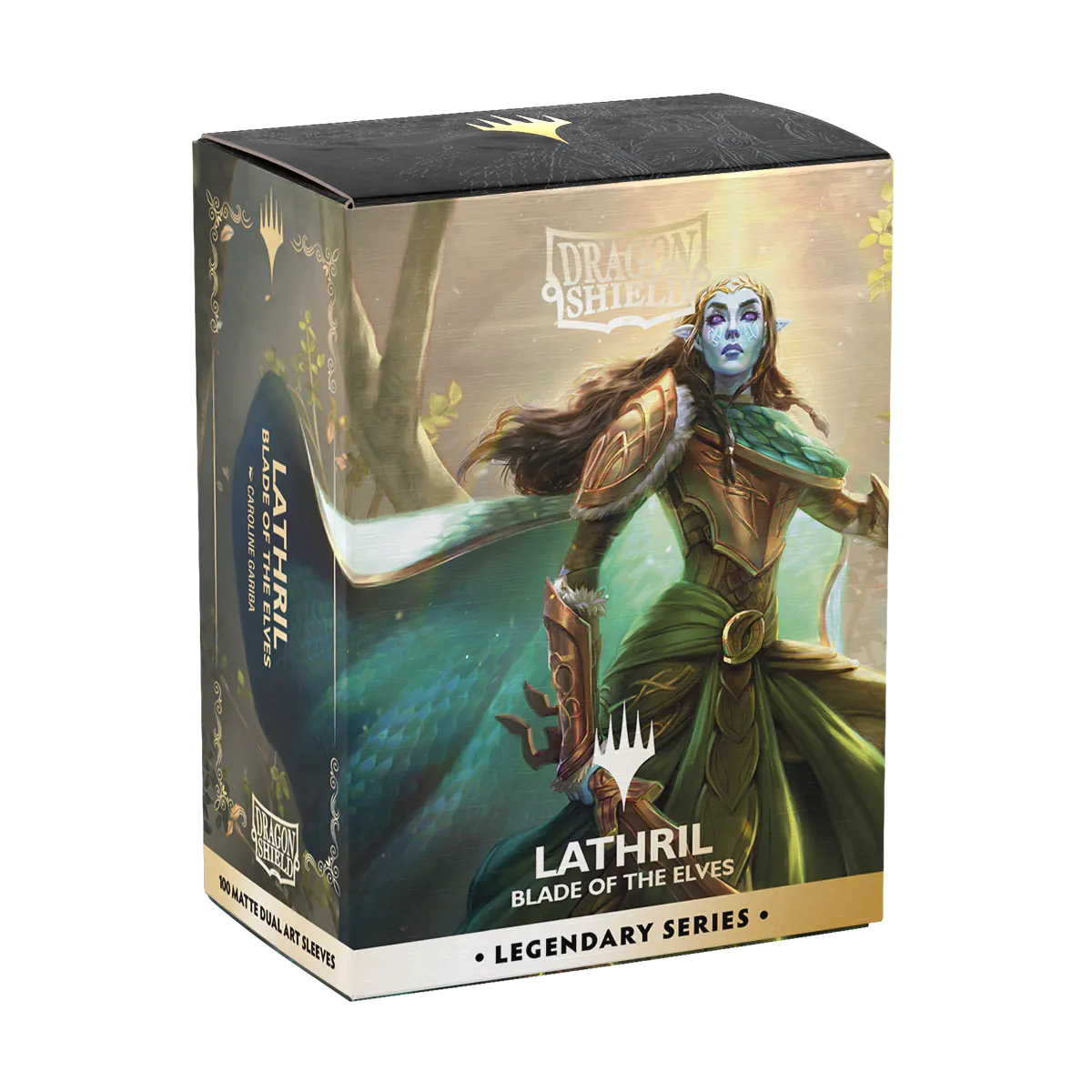 Dragon Shield - Standard Licensed Dual Art Sleeves: MtG: Legendary Series - Lathril, Blade of the Elves [Matte] (100 Sleeves)