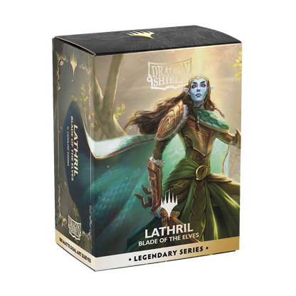 Dragon Shield - Standard Licensed Dual Art Sleeves: MtG: Legendary Series - Lathril, Blade of the Elves [Matte] (100 Sleeves)