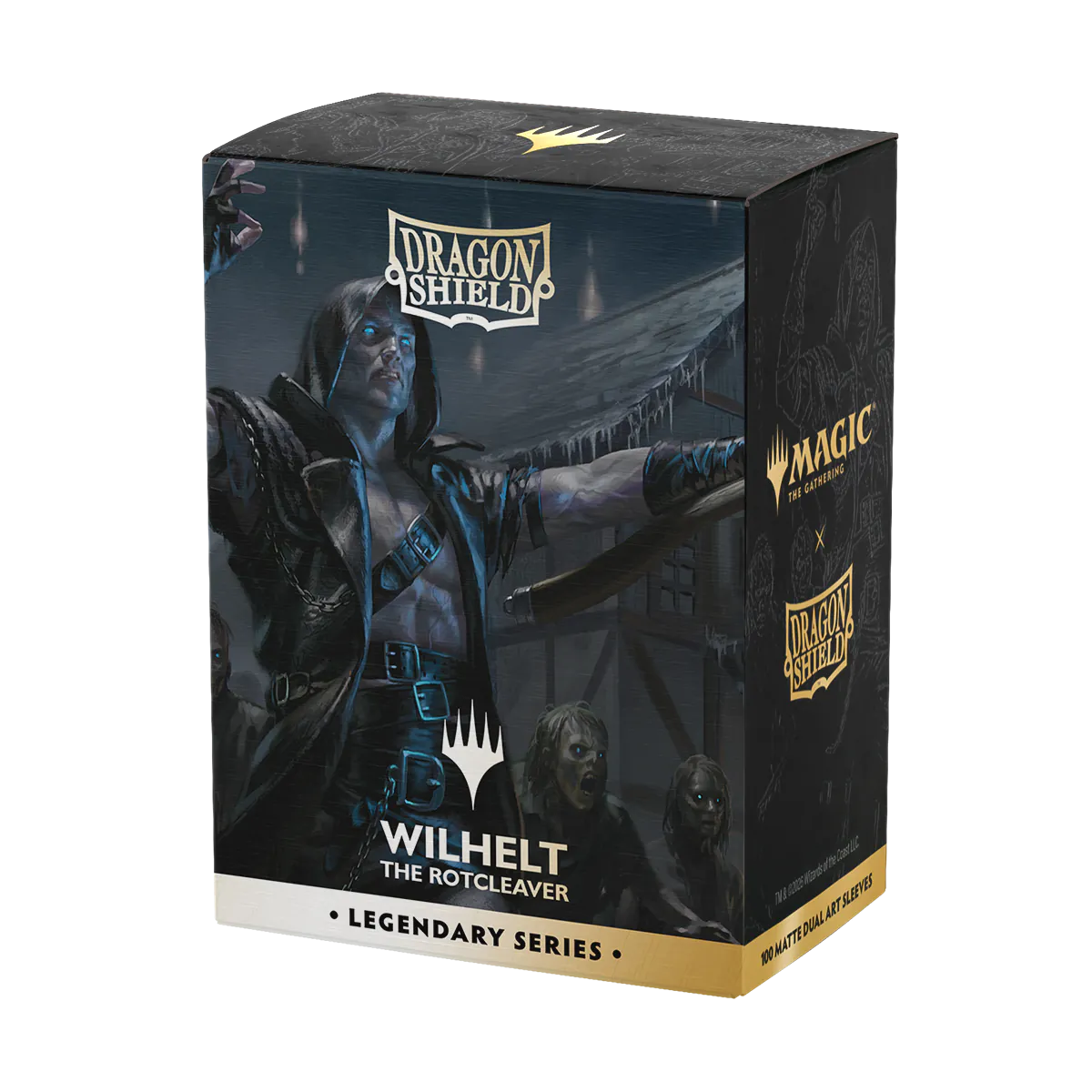 Dragon Shield - Standard Licensed Dual Art Sleeves: MtG: Legendary Series - Wilhelt, the Rotcleaver [Matte] (100 Sleeves)