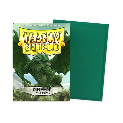 100 Dragon Shield Sleeves - Classic Green
