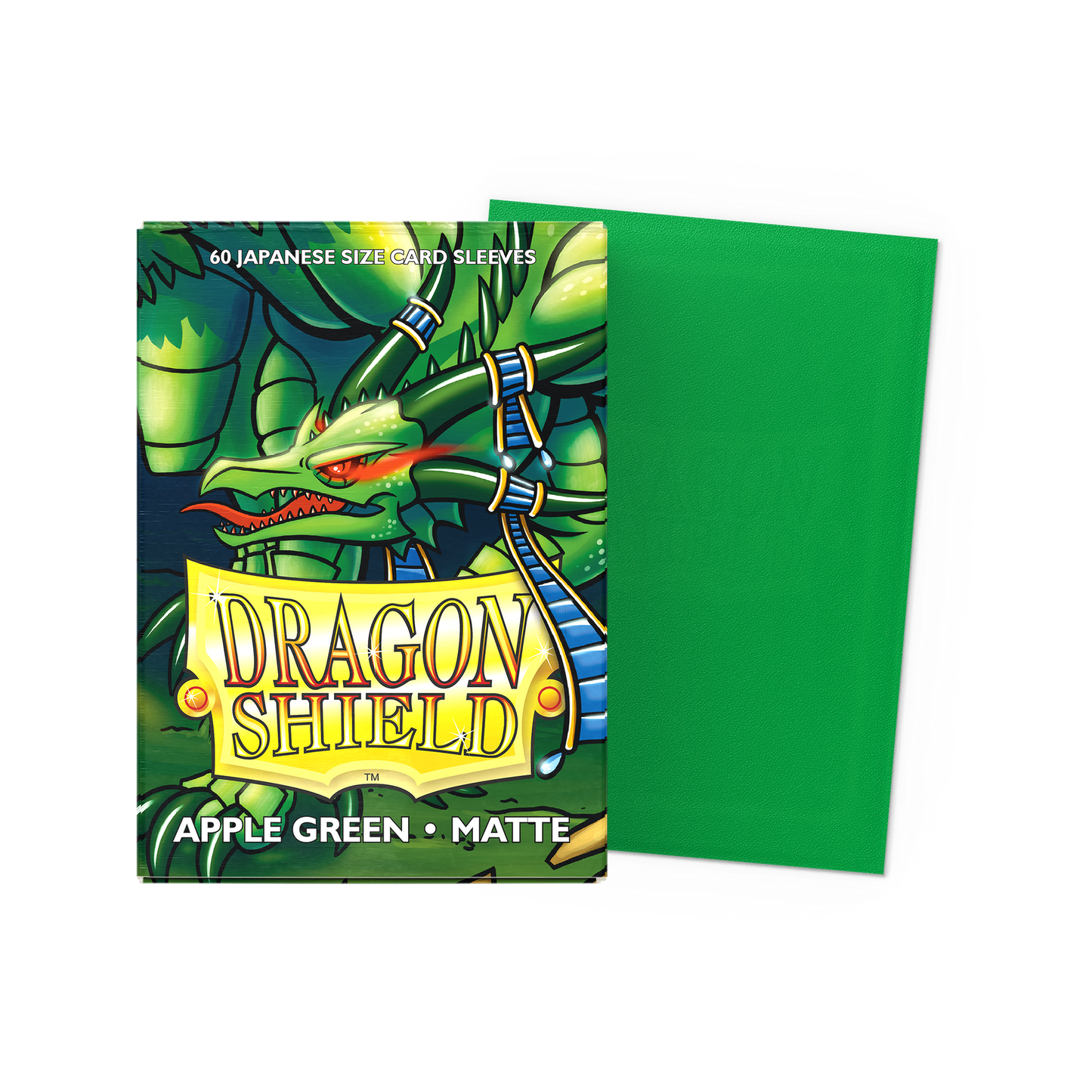 100 Dragon Shield Sleeves - Apple Green Matte