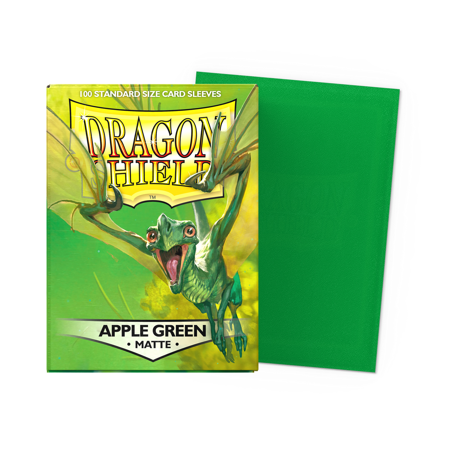 100 Dragon Shield Sleeves - Apple Green Matte