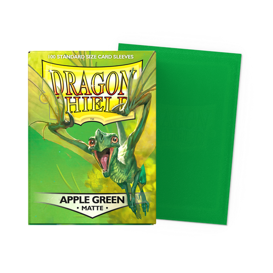 100 Dragon Shield Sleeves - Apple Green Matte