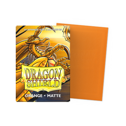 100 Dragon Shield Sleeves - Matte Orange