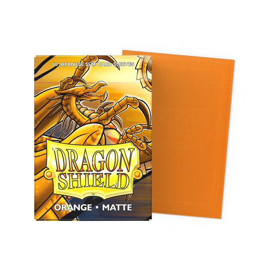 100 Dragon Shield Sleeves - Matte Orange