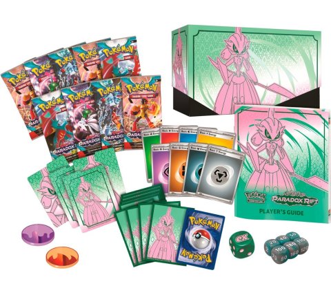 Pokemon TCG - Scarlet & Violet Paradox Rift Elite Trainer Box: Iron Valiant
