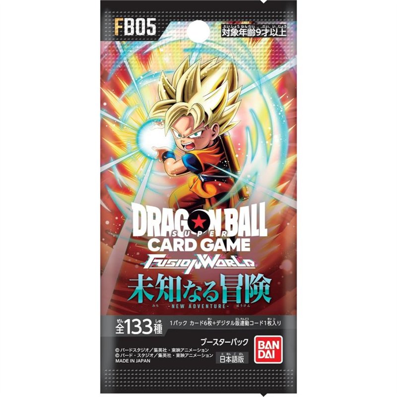 Dragon Ball Super Card Game Fusion World New Adventure FB05 - Booster (JP)