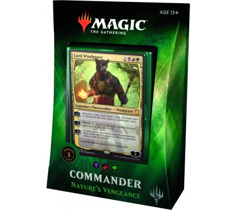 Magic: the Gathering - Commander 2018: Commander Deck: Nature's Vengeance (Black, Red & Green)