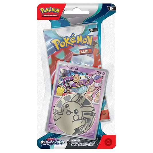 Pokémon TCG - Scarlet & Violet 4: Paradox Rift - Checklane 1-Pack Blister - Display: Sinestea